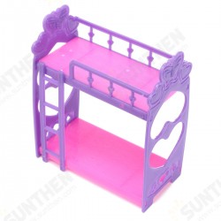 Miniature Double Bed Toy Furniture For Dollhouse Decoration Miniature Double Bed Toy Furniture For Dollhouse Decoration