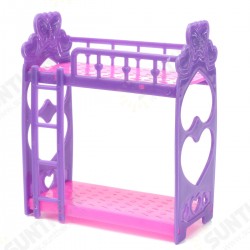 Miniature Double Bed Toy Furniture For Dollhouse Decoration Miniature Double Bed Toy Furniture For Dollhouse Decoration