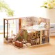 Multi-style 3D Wooden DIY Assembly Mini Doll House Miniature with Furniture Educational Toys for Kids Gift