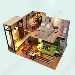 Multi-style 3D Wooden DIY Assembly Mini Doll House Miniature with Furniture Educational Toys for Kids Gift Multi-style 3D Wooden DIY Assembly Mini Doll House Miniature with Furniture Educational Toys for Kids Gift