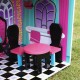 Purple Villa DIY Wood Big Doll House Dream Light Miniature Furniture Kits Big Kid Gift