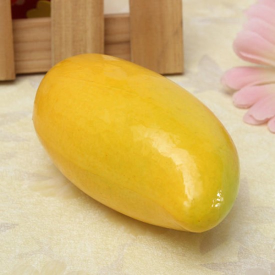 Realistic Mango Lifelike Foam Simulation Fake Fruit Display Toy