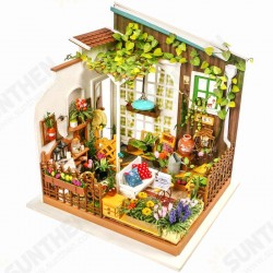 DG108 DIY Doll House Miniature With Furniture Wooden Dollhouse Toy Decor Craft Gift DG108 DIY Doll House Miniature With Furniture Wooden Dollhouse Toy Decor Craft Gift