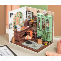 DGM07 DIY Doll House Handmade Wooden Assembly Model Jimmy Studio Theme Doll House With Furniture DGM07 DIY Doll House Handmade Wooden Assembly Model Jimmy Studio Theme Doll House With Furniture