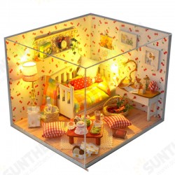 TY12 Autumn Fruit House DIY Dollhouse With Cover Light Gift Collection Decor Toy TY12 Autumn Fruit House DIY Dollhouse With Cover Light Gift Collection Decor Toy