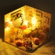 TY12 Autumn Fruit House DIY Dollhouse With Cover Light Gift Collection Decor Toy