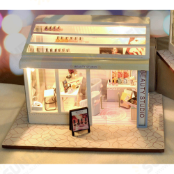 DIY Doll House TD36 Manicure Store Creative Modern Shop Handmade Doll House With Furniture DIY Doll House TD36 Manicure Store Creative Modern Shop Handmade Doll House With Furniture