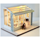 DIY Doll House TD36 Manicure Store Creative Modern Shop Handmade Doll House With Furniture