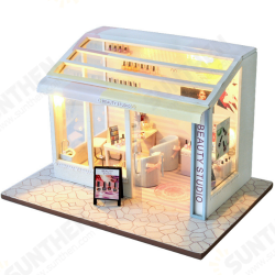 DIY Doll House TD36 Manicure Store Creative Modern Shop Handmade Doll House With Furniture DIY Doll House TD36 Manicure Store Creative Modern Shop Handmade Doll House With Furniture