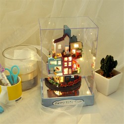 TC2 Cloud Town DIY House Cloud House Candy Color Town Art House Creative Gift With Dust Cover TC2 Cloud Town DIY House Cloud House Candy Color Town Art House Creative Gift With Dust Cover