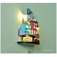 TC2 Cloud Town DIY House Cloud House Candy Color Town Art House Creative Gift With Dust Cover