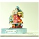 TC2 Cloud Town DIY House Cloud House Candy Color Town Art House Creative Gift With Dust Cover