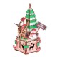 DIY Assembled Christmas Eve and Thanksgiving Christmas Music Box Doll House Model Toy
