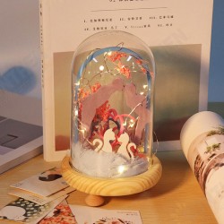 DIY Time Lover Handmade Dollhouse Lovely Kit With LED Light Sweet Sunshine Doll house DIY Time Lover Handmade Dollhouse Lovely Kit With LED Light Sweet Sunshine Doll house