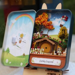 DIY Tin Box Secret Dollhouse With Light T-002 T-003 T-004 T-005 Gift Home Office Decor DIY Tin Box Secret Dollhouse With Light T-002 T-003 T-004 T-005 Gift Home Office Decor