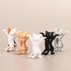 1 PC Cartoon Dancing Cat Figure Doll Figurines Handmade Enchanting Kittens Toy for Office Pen Holder AirPods Desktop Display Decoration Collection Gift