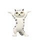 1 PC Cartoon Dancing Cat Figure Doll Figurines Handmade Enchanting Kittens Toy for Office Pen Holder AirPods Desktop Display Decoration Collection Gift