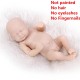 10inch Full Vinyl Girl Newborn Baby Lifelike Dolls Reborn Dolls Baby Unpainted Toys