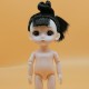 17CM Multi-style 13 Joints Moveable White Skin Cute Baby Dolls Toy with Makeup Long Hair for Kids Birthday Gift