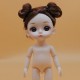 17CM Multi-style 13 Joints Moveable White Skin Cute Baby Dolls Toy with Makeup Long Hair for Kids Birthday Gift