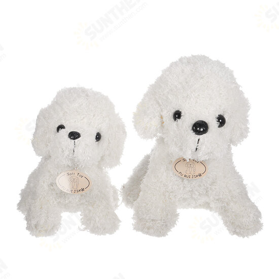 18/25CM Multi-color Simulation Realistic Teddy Lucky Dog Handmade Poodle Stuffed Plush Animal Figure Toy