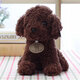 18/25CM Multi-color Simulation Realistic Teddy Lucky Dog Handmade Poodle Stuffed Plush Animal Figure Toy