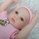 28CM Silicone Realistic Sleeping Reborns Lifelike Newborn Baby Doll Toy with Moveable Head Arms And Legs
