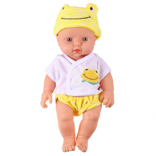 30CM Height Simulation Soft Silicone Vinyl Joint Removable Washable Reborn Baby Doll Toy for Kids Birthday Christmas Collection Gift