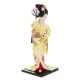 30cm Oriental Japanese Brocade Kimono Kabuki Doll Geisha Action Figure Figurine Statue