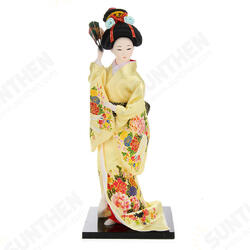 30cm Oriental Japanese Brocade Kimono Kabuki Doll Geisha Action Figure Figurine Statue 30cm Oriental Japanese Brocade Kimono Kabuki Doll Geisha Action Figure Figurine Statue