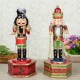 32cm Wooden Music Box Nutcracker Doll Soldier Vintage Handcraft Decoration Christmas Gifts