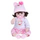 42CM Multi-optional Simulation Silicone Vinyl Lifelike Realistic Reborn Newborn Baby Doll Toy with Cloth Suit for Kids Birthday Gift