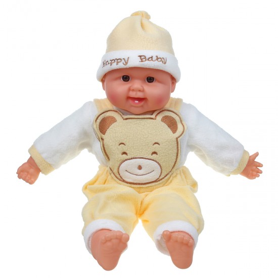 50CM Multi-color Simulation Silicone Vinyl Lifelike Realistic Reborn Newborn Baby Doll Toy with Cloth Suit for Kids Gift