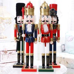 60cm Nut Cracker Soldier Christmas Decoration Nutcrackers Xmas Kitchen Wooden Doll 60cm Nut Cracker Soldier Christmas Decoration Nutcrackers Xmas Kitchen Wooden Doll