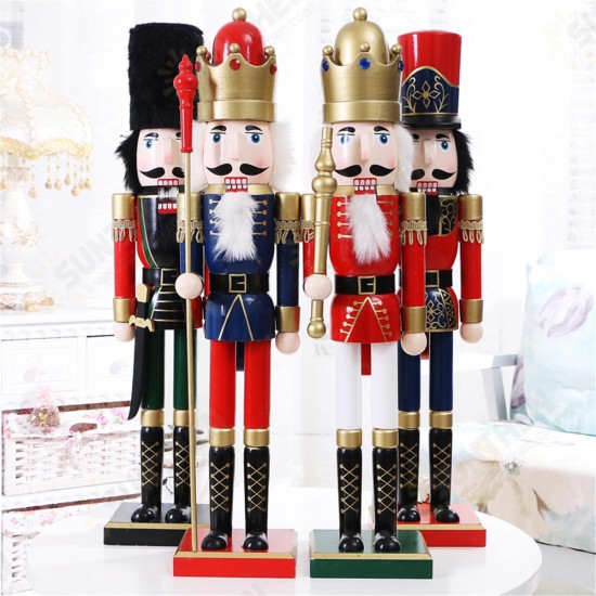 60cm Nut Cracker Soldier Christmas Decoration Nutcrackers Xmas Kitchen Wooden Doll