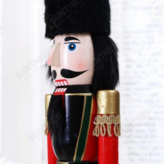 60cm Nut Cracker Soldier Christmas Decoration Nutcrackers Xmas Kitchen Wooden Doll