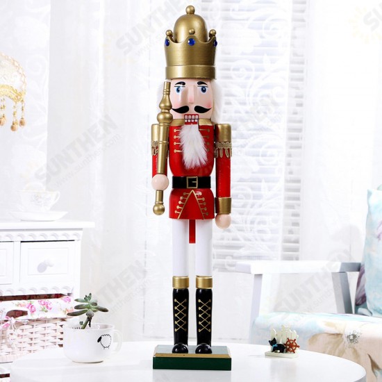 60cm Nut Cracker Soldier Christmas Decoration Nutcrackers Xmas Kitchen Wooden Doll