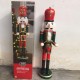 60cm Nut Cracker Soldier Christmas Decoration Nutcrackers Xmas Kitchen Wooden Doll