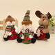 Christmas Decoration Santa Snowman Elk Pattern Pedant Ornament Gift