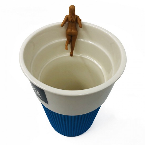 Cup Edge Hanging Doll Hand-made Creative Realistic Miniature Figure Office Gift Decor