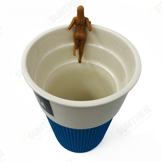 Cup Edge Hanging Doll Hand-made Creative Realistic Miniature Figure Office Gift Decor