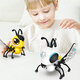 DIY Assembly Touch Sensitive Walking USB Charging Bee with Touch Sensing Lights and Sounds Toddler Toys for Kids Gift