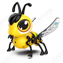 DIY Assembly Touch Sensitive Walking USB Charging Bee with Touch Sensing Lights and Sounds Toddler Toys for Kids Gift DIY Assembly Touch Sensitive Walking USB Charging Bee with Touch Sensing Lights and Sounds Toddler Toys for Kids Gift