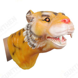 Dino Head Triceratops Dinosaurs Finger Puppet Dolls Rubber Hand Glove Toy For Kids Educational Gift Dino Head Triceratops Dinosaurs Finger Puppet Dolls Rubber Hand Glove Toy For Kids Educational Gift