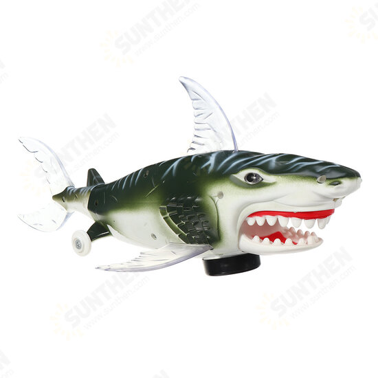 Electric Projection Light Sound Shark Walking Animal Educational Toys for Kids Gift