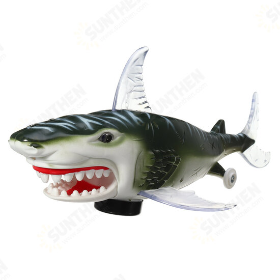 Electric Projection Light Sound Shark Walking Animal Educational Toys for Kids Gift