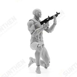 Figma Archetype Action Figure 2.0 Body Male Grey Color Model Doll For Decoration Figma Archetype Action Figure 2.0 Body Male Grey Color Model Doll For Decoration