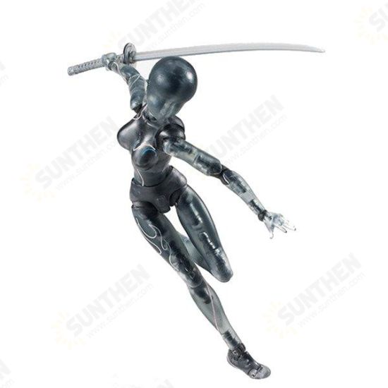 Figma Black Doll Man Action Figure Figma Archetype Doll PVC Movable Hand Model Doll Toy