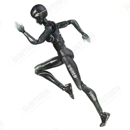 Figma Black Doll Man Action Figure Figma Archetype Doll PVC Movable Hand Model Doll Toy