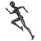 Figma Black Doll Man Action Figure Figma Archetype Doll PVC Movable Hand Model Doll Toy